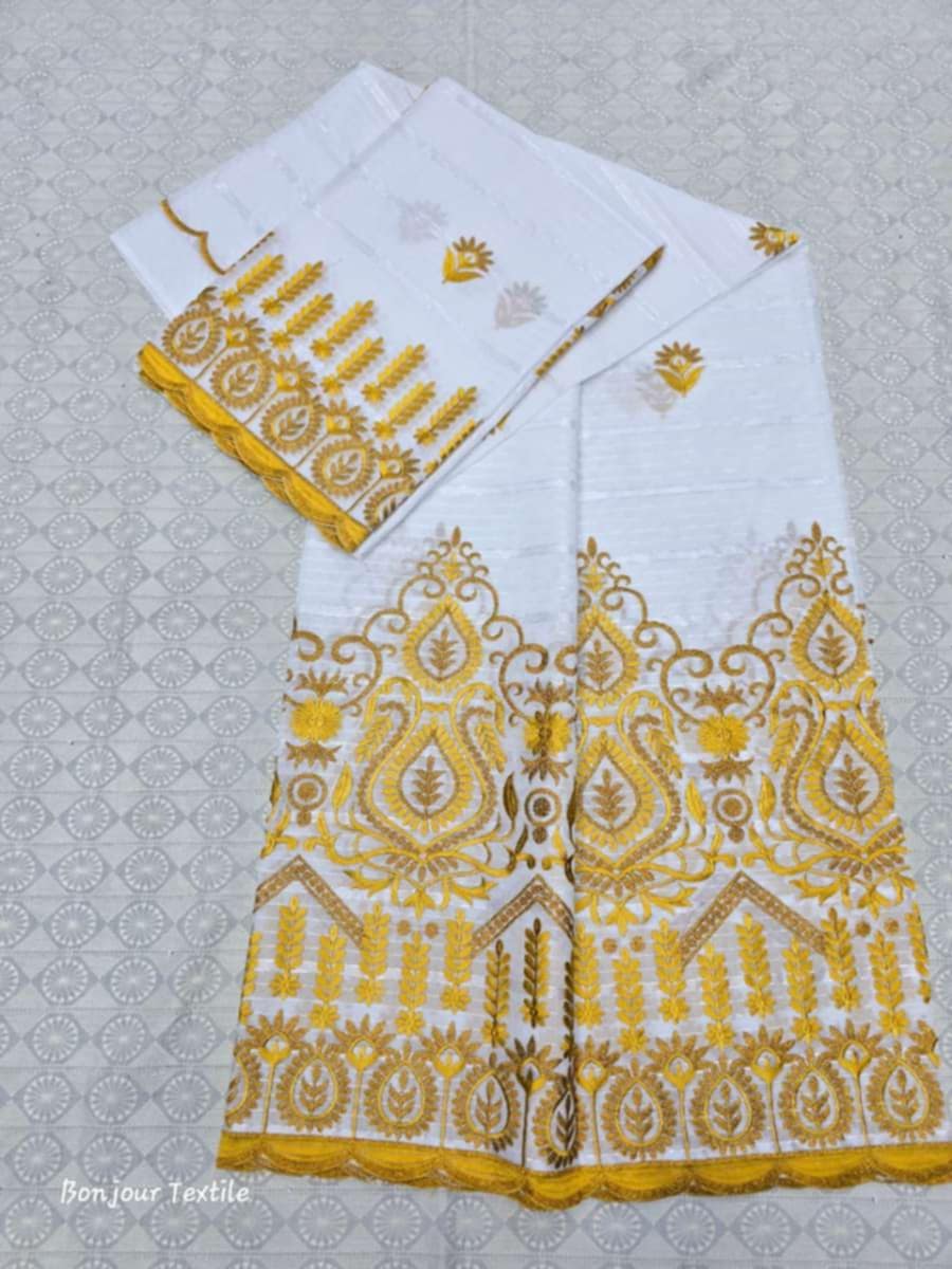 Salouva Royale Majesté – Blanc Pur & Doré Impérial